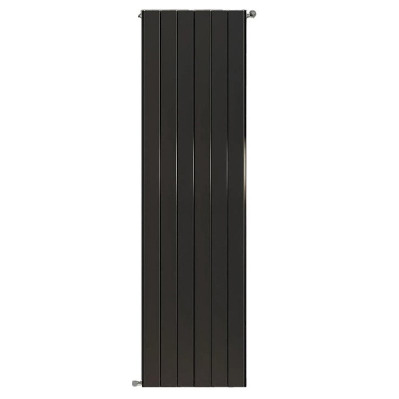Алюминиевый радиатор отопления Stout SRA-0110-20000706 Oscar 2000 6 секций боковое подключение черный