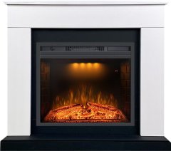 Каминокомплект Royal Flame Bergen 23 CRM (Разборный) с очагом Emerald 23 белый с черным