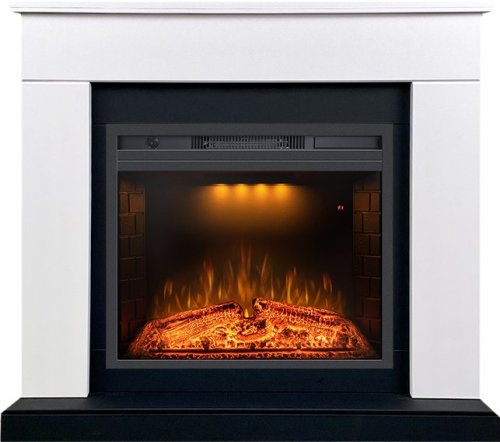 Каминокомплект Royal Flame Bergen 23 CRM (Разборный) с очагом Emerald 23 белый с черным — фото 1