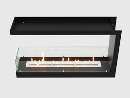 Встроенный биокамин Lux Fire Торцевой 1155 М ВБКТ-1155M