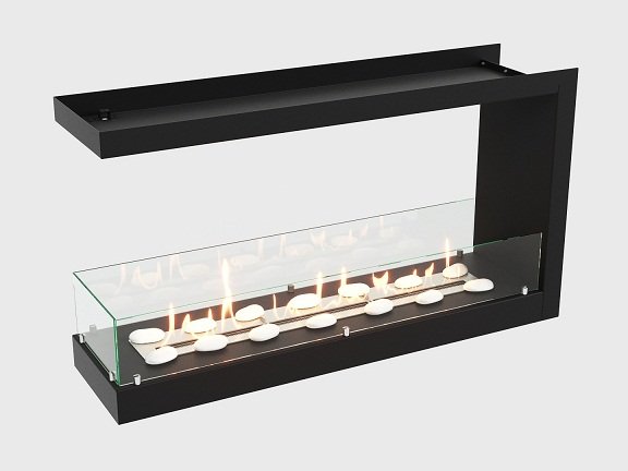 Встроенный биокамин Lux Fire Торцевой 1155 М ВБКТ-1155M