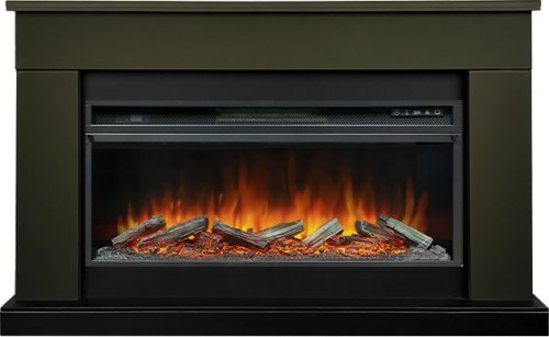 Каминокомплект Royal Flame Bergen с очагом Vision 42 LOG LED темная олива — фото 1
