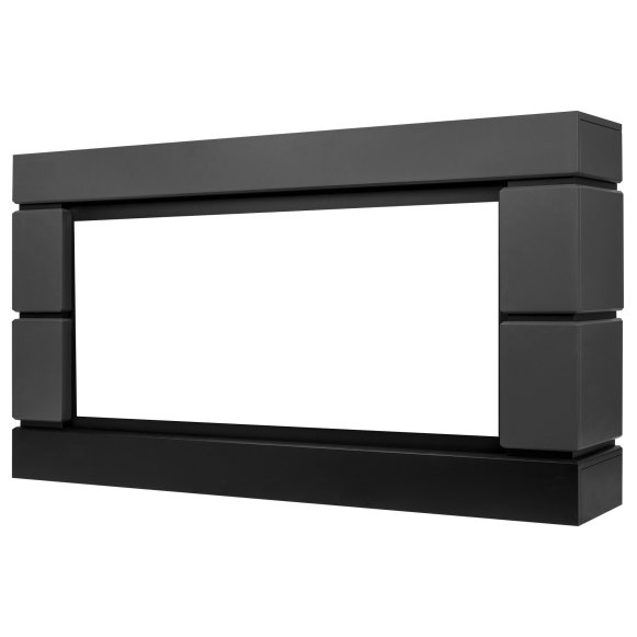 Изображение товара Портал Firelight Moderno 42/40/36 графит для электрокамина из МДФ Россия стиль минимализм