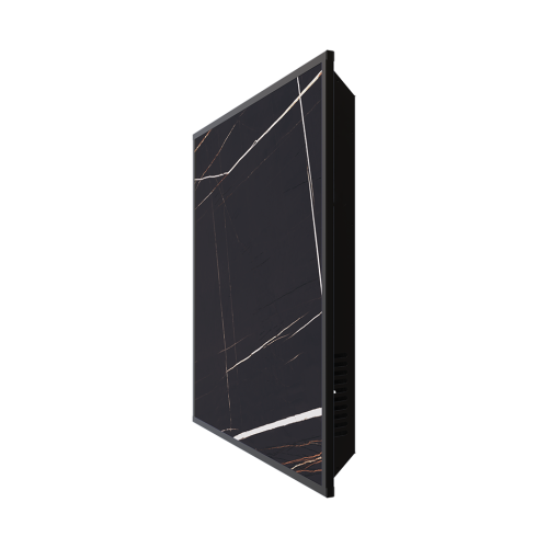 Отопительная панель Stout Black Stone SCT 60*60 черный гранит/черный корпус — фото 2