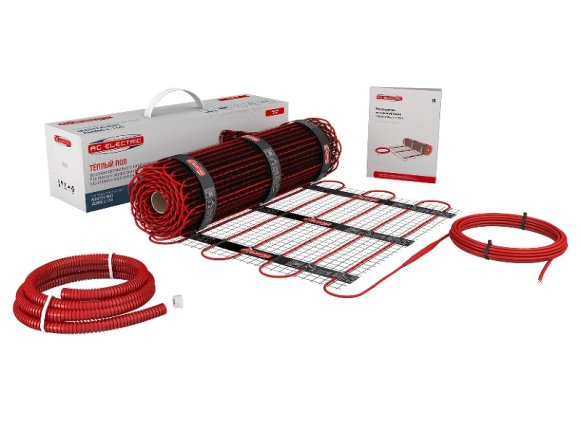 Изображение товара Комплект теплого пола AC Electric ACMM 2-150-1 для равномерного обогрева помещений