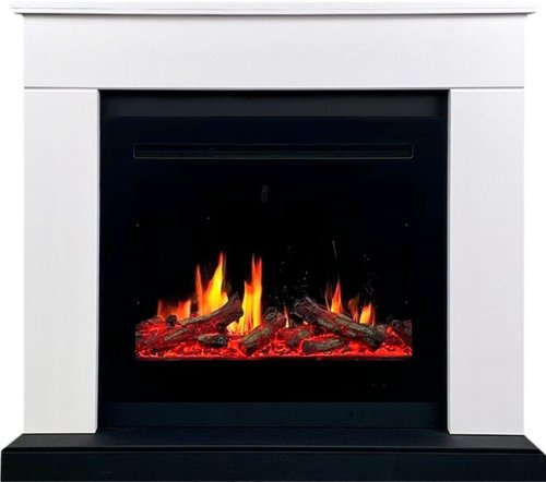 Каминокомплект Royal Flame Bergen 23 CRM (Разборный) с очагом 5D V-ART 25 белый с черным — фото 1