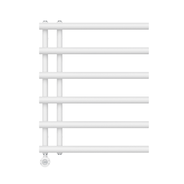 Электрический полотенцесушитель Primoclima Ridge 800*600 6 трубок 300W белый