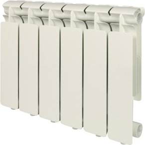 Радиатор алюминиевый STOUT Bravo 350 x6