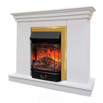 Каминокомплект Хорошие Камины Марс с очагом RealFlame Majestic Lux BR S белый
