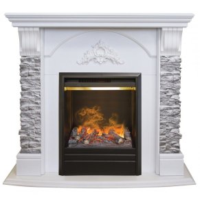Каминокомплект RealFlame Athena GR STD/EUG/25/25'5 WT с очагом 3D Olympic