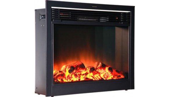 Каминокомплект Interflame Экстер темный дуб с очагом Jupiter GLS LED Black