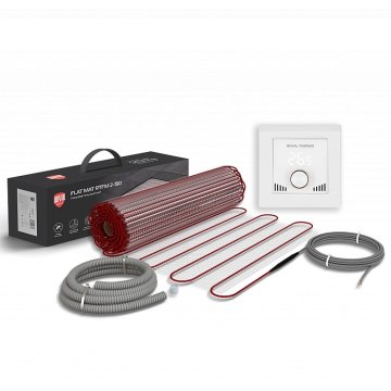 Комплект теплого пола Royal Thermo Flat Mat RTFM 2-150-2.5 с терморегулятором RTI-16