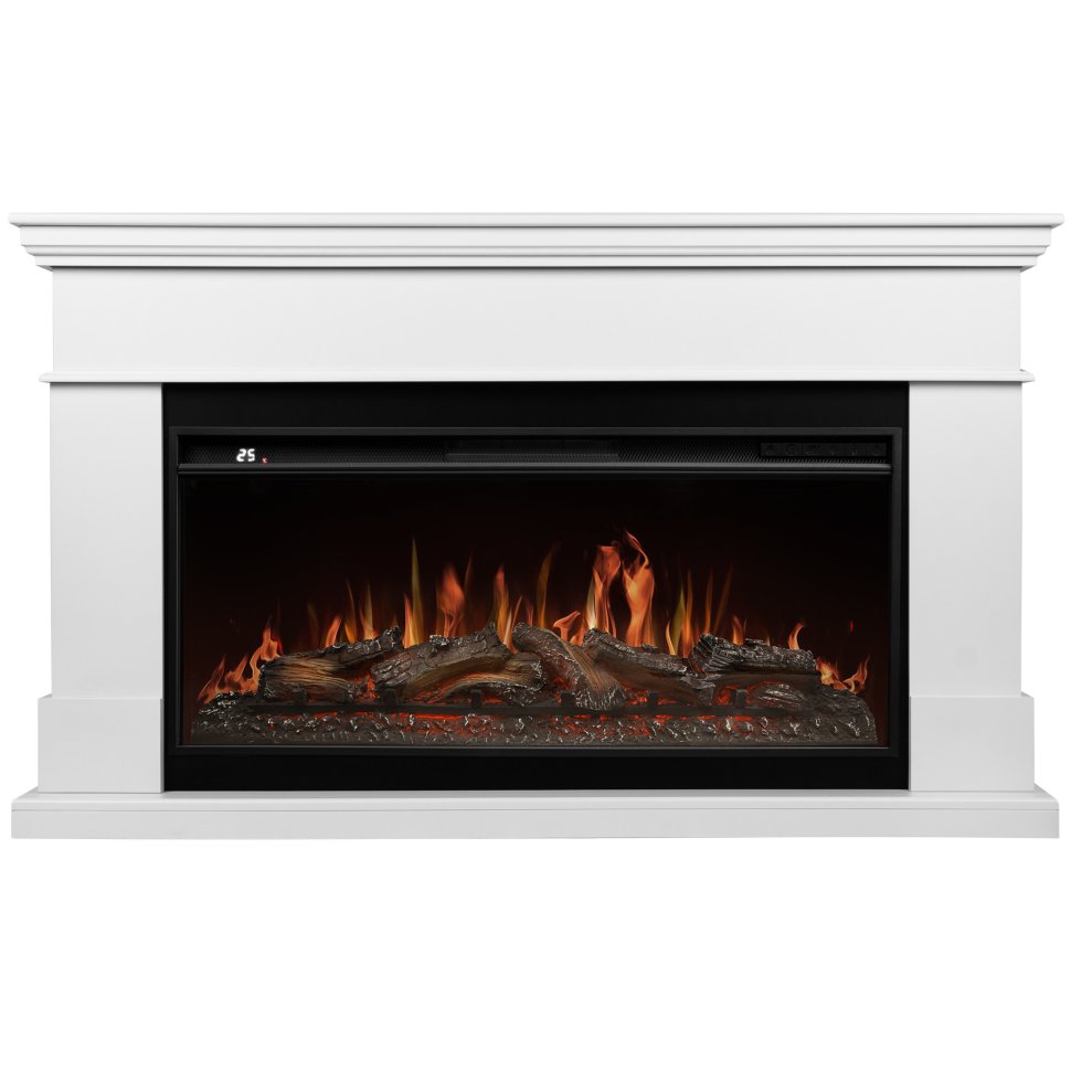 Каминокомплект Royal Thermo Aurora RTFP/P-AR40LS + портал Firelight California 40 белый