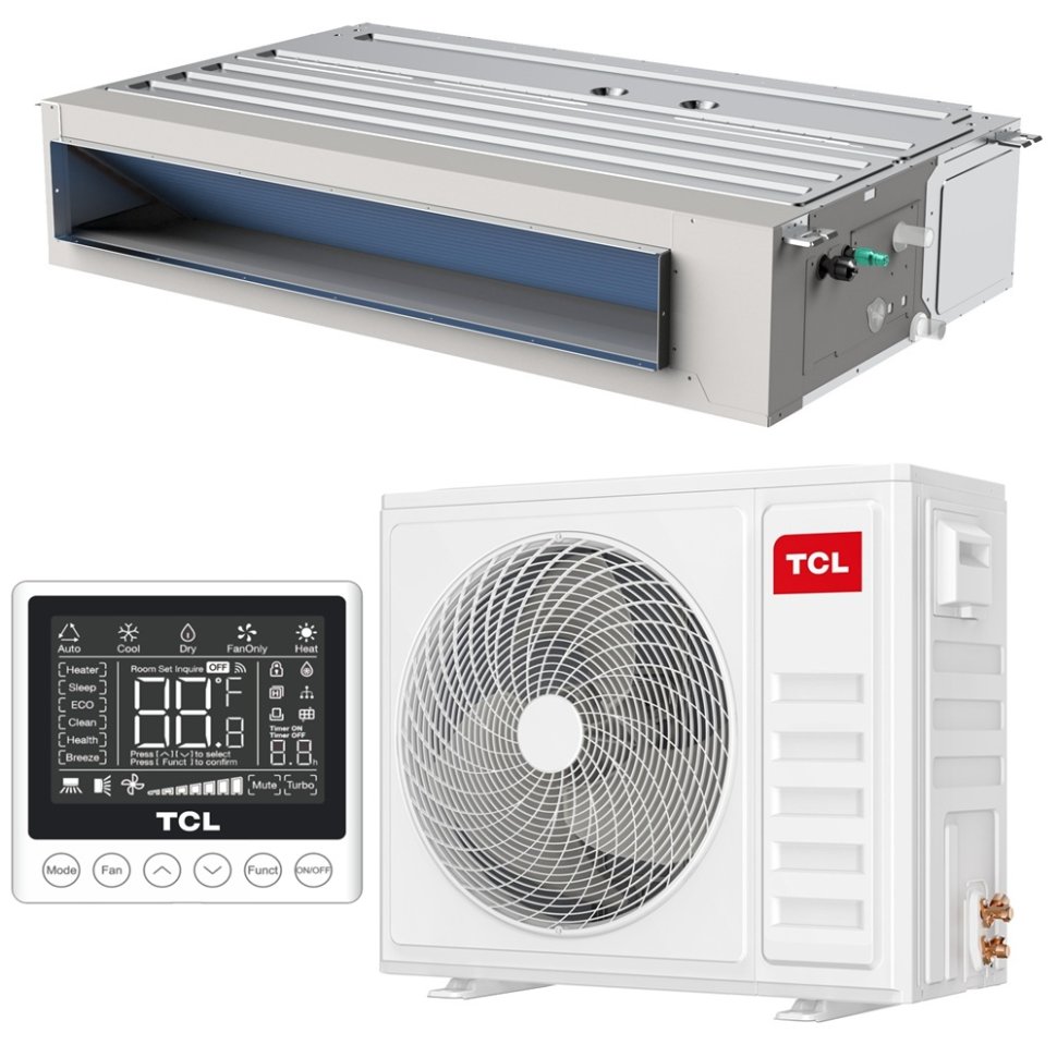 Канальная сплит-система TCL TCC-18D1HWH/DVI(05)/TCC-18HH/DVO(05)