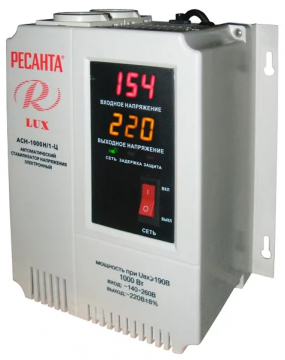 Стабилизатор напряжения Ресанта LUX АСН-1000 Н/1-Ц