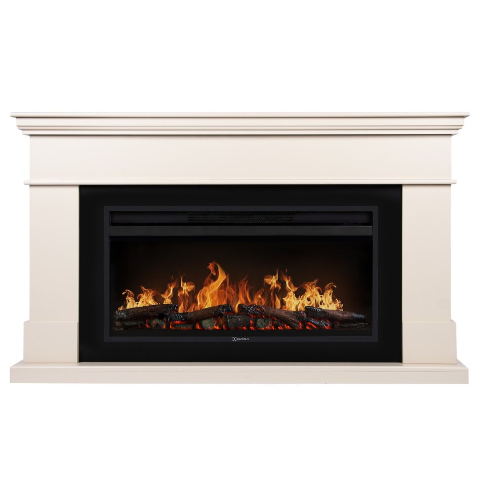 Каминокомплект Firelight California 42/40/36 + очаг Electrolux EFP/P-4220LS молочный — фото 1
