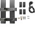 Электрический полотенцесушитель Stout Neosoul quadro 100*50 графит