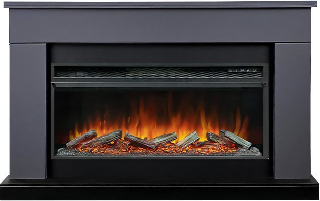 Каминокомплект Royal Flame Bergen с очагом Vision 42 LOG LED серый графит — фото 1