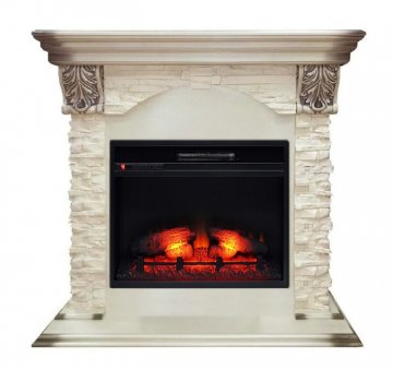 Каминокомплект RealFlame Dublin LUX STD/EUG/24 WT с очагом Eridan 24