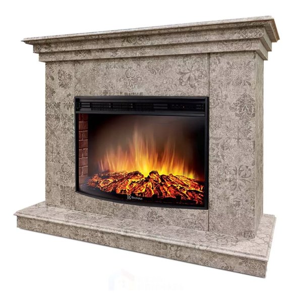 Изображение товара Электрокамин Хорошие Камины Марс с эффектом реального пламени и обогревом 2 кВт