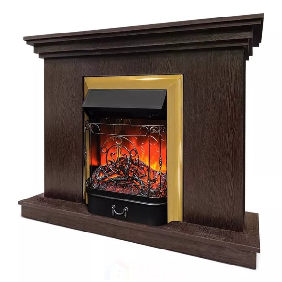 Изображение товара Электрокамин Хорошие Камины Марс с очагом RealFlame Majestic Lux BR S венге