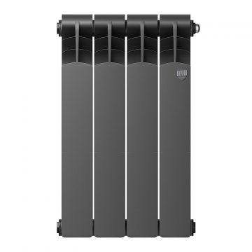 Биметаллический радиатор отопления Royal Thermo Revolution Bimetall 500 2.0 4 секции Noir Sable