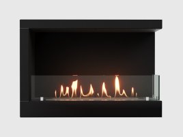 Встроенный биокамин Lux Fire Угловой 690 S