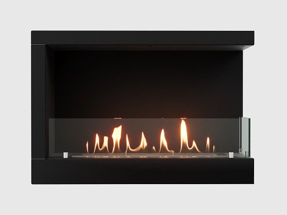 Встроенный биокамин Lux Fire Угловой 690 S