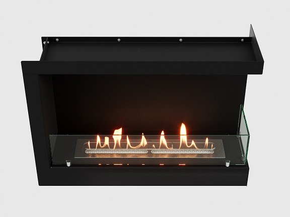 Встроенный биокамин Lux Fire Угловой 690 S