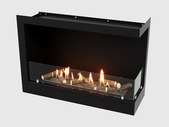 Встроенный биокамин Lux Fire Угловой 690 S