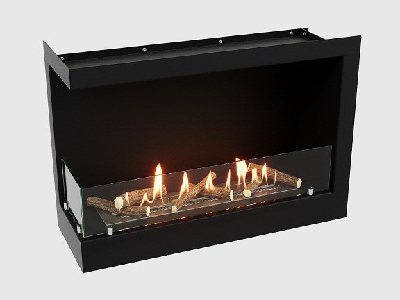Встроенный биокамин Lux Fire Угловой 690 S