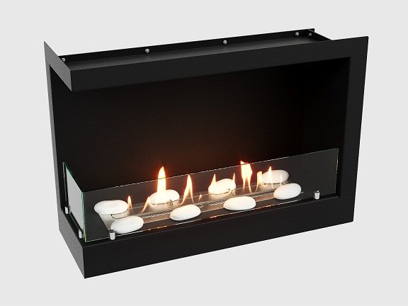 Встроенный биокамин Lux Fire Угловой 690 S