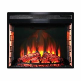 Каминокомплект Interflame Памир сланец коньячный дуб с очагом Panoramic 28 LED FX