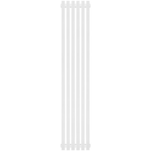 Стальной трубчатый радиатор Stout Tube QV40-1750-6 Quadro RAL1T104S9016 белый муар — фото 2