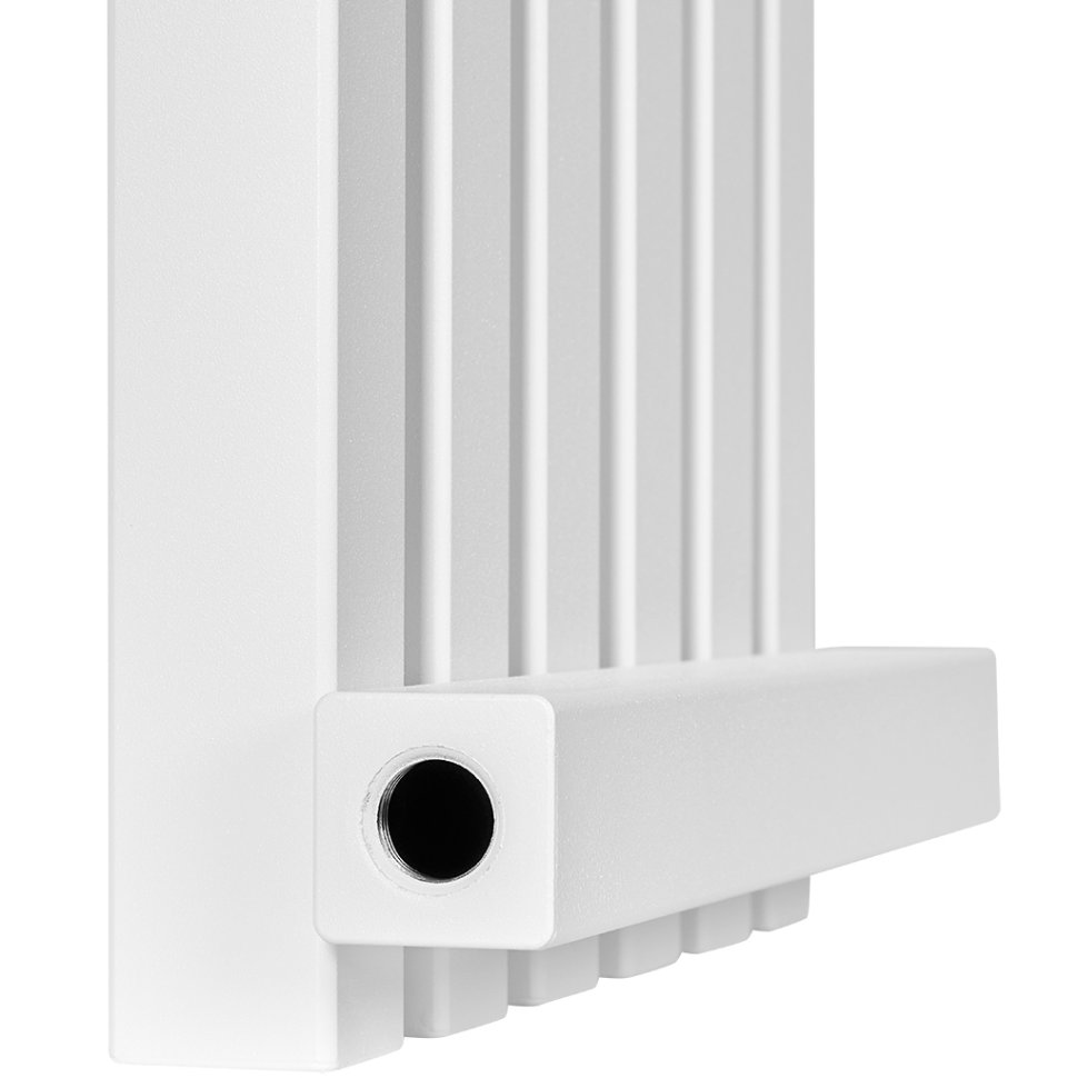 Стальной трубчатый радиатор Stout Tube QV40-1750-6 Quadro RAL1T104S9016 белый муар