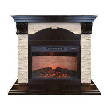 Каминокомплект RealFlame Dublin ROCK STD/EUG/24 AO с очагом Irvine 24
