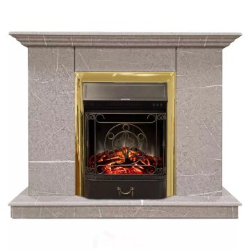 Каминокомплект Хорошие Камины Марс с очагом RealFlame Majestic Lux BR S мрамор