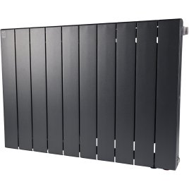 Биметаллический радиатор отопления Rifar Supremo Ventil SVR 500 10 секций нижнее правое подключение титан