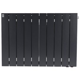 Биметаллический радиатор отопления Rifar Supremo Ventil SVR 500 10 секций нижнее правое подключение титан