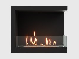 Встроенный биокамин Lux Fire Угловой 755 М