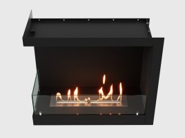 Встроенный биокамин Lux Fire Угловой 755 М