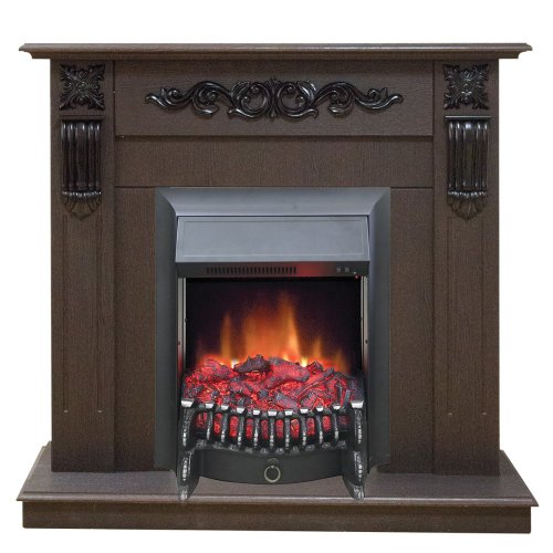 Каминокомплект RealFlame Dominica STD/EUG DN с очагом Fobos Lux Black S Каминокомплект RealFlame Dominica STD/EUG DN с очагом Fobos Lux Black S