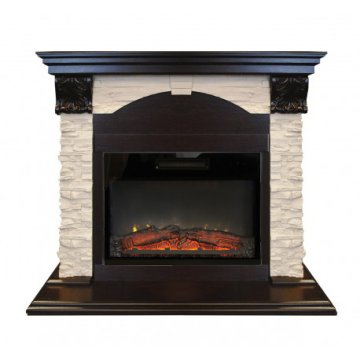 Каминокомплект RealFlame Dublin ROCK STD/EUG/24 AO с очагом Kendal 24