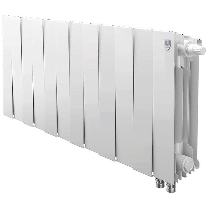 Биметаллический радиатор отопления Royal Thermo PianoForte 300 VR80-12 секц. белый — фото 1