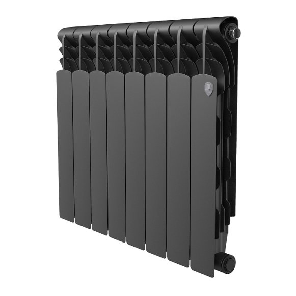 Изображение товара Биметаллический радиатор Royal Thermo Revolution Bimetall 500 2.0, 10 секций, черный