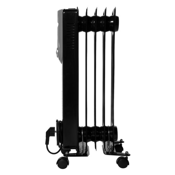 Изображение товара Масляный радиатор Ballu Noir 5 секций для помещений до 15 кв м современный дизайн