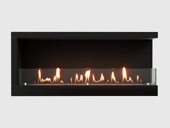 Изображение товара Встроенный угловой биокамин Lux Fire 1090 S для больших комнат