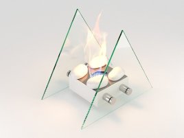 Настольный биокамин Lux Fire Вулкан M КН-0017М-06