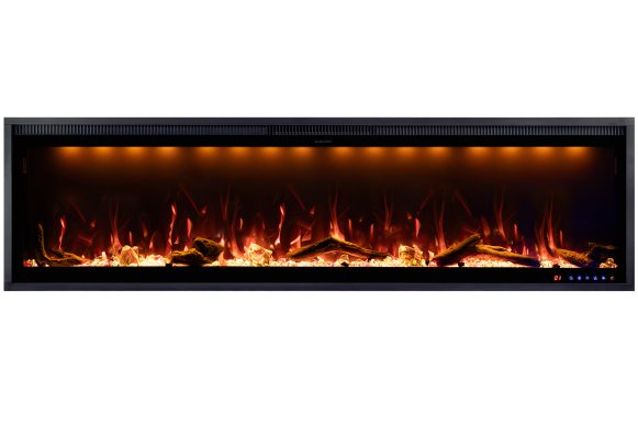 Изображение товара Электрокамин Royal Flame Mercury 60 LED RF встроенный и настенный с LED-пламенем