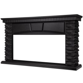 Портал Firelight Porto 42/40/36 камень черный/шпон венге